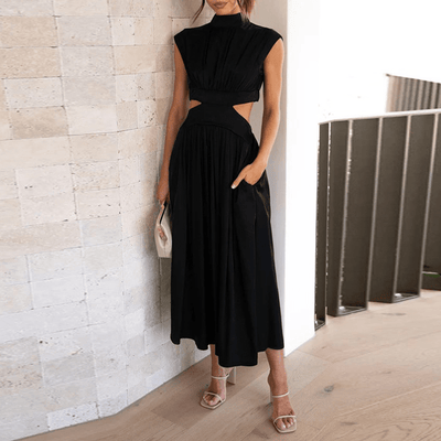 Rosea Elegant Maxi Klänning 