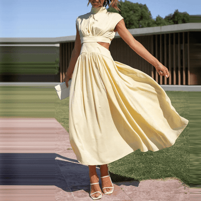Rosea Elegant Maxi Klänning 