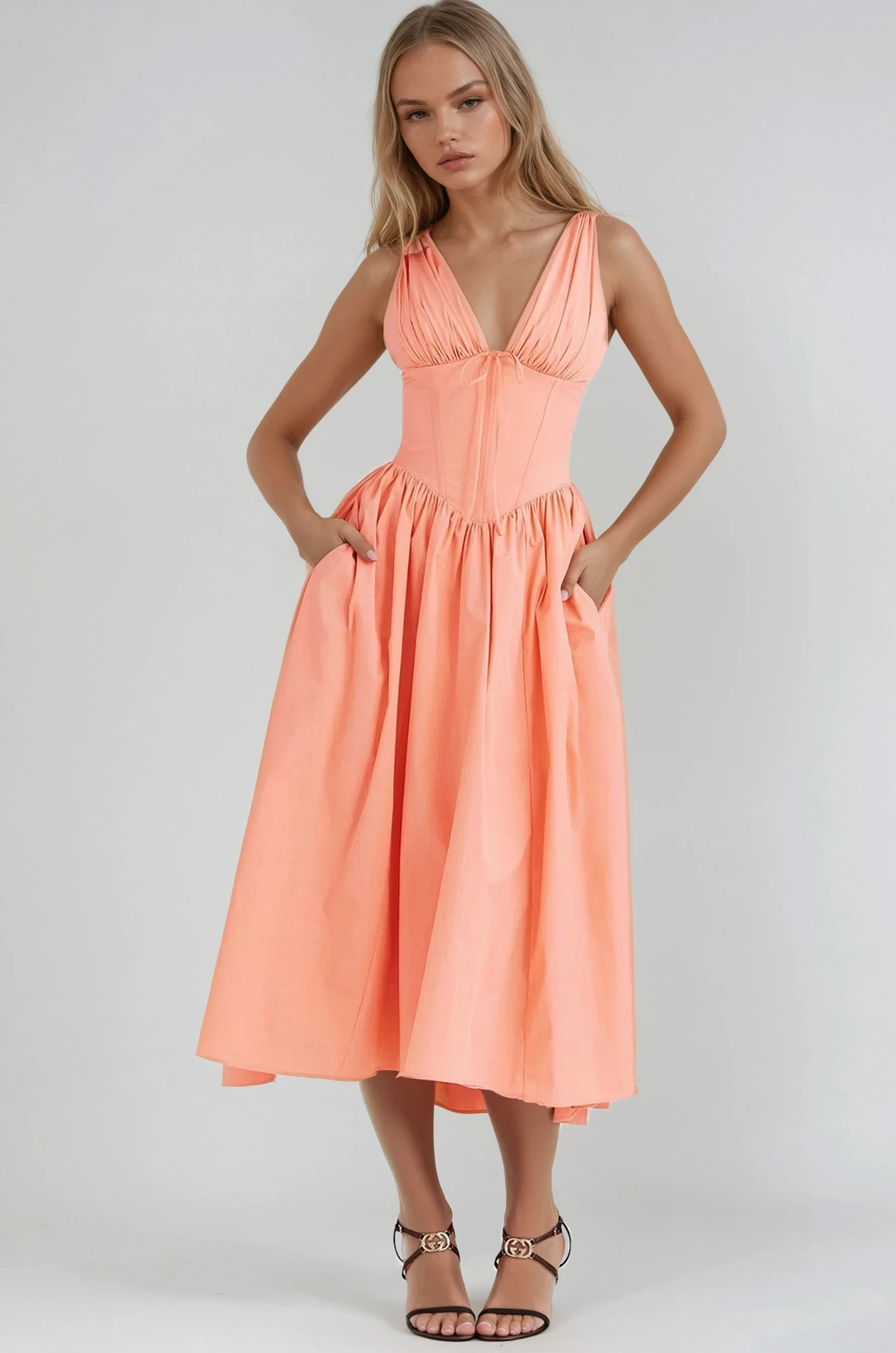 Rosea Elegant Sommarklänning