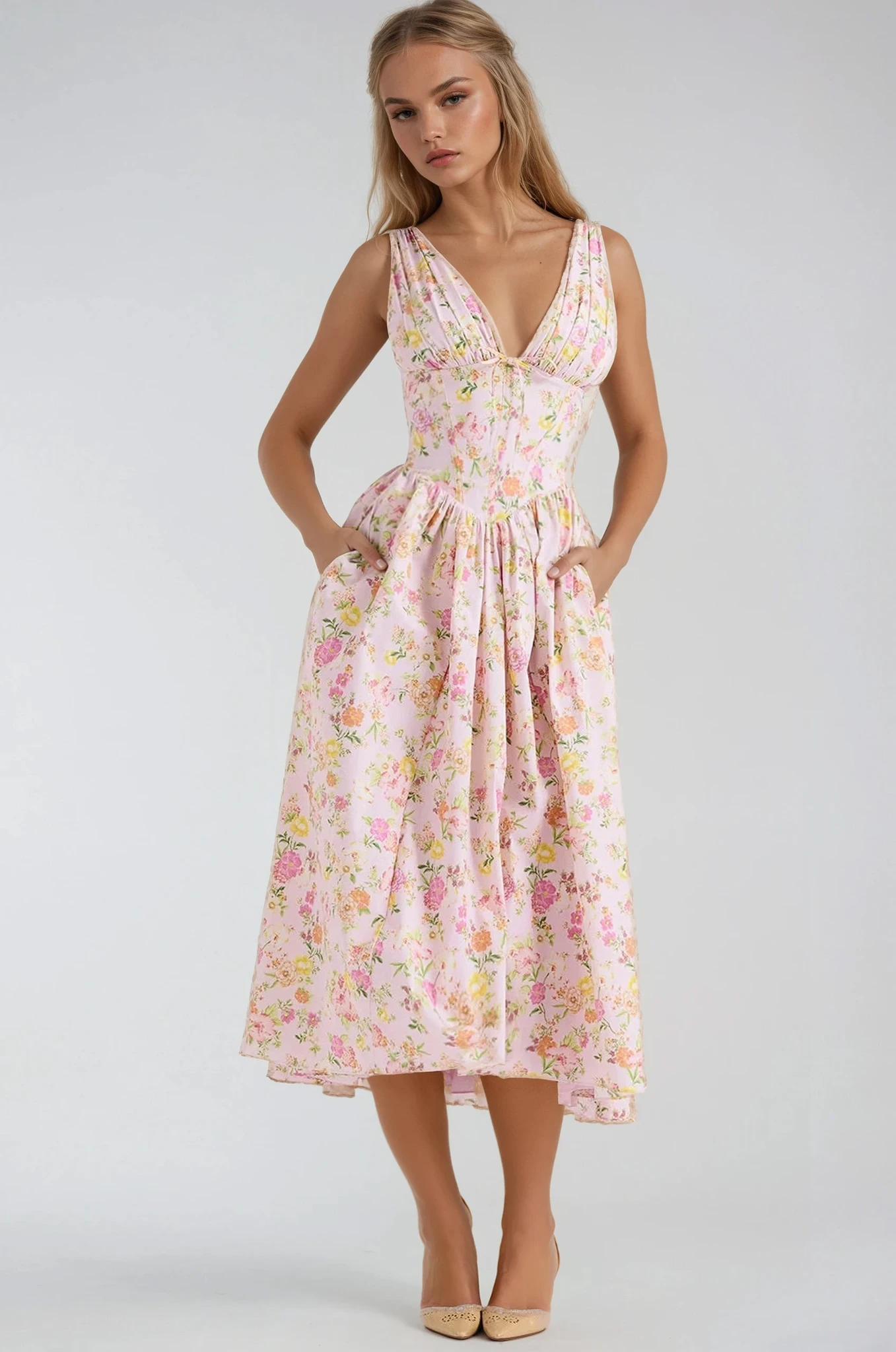 Rosea Elegant Sommarklänning