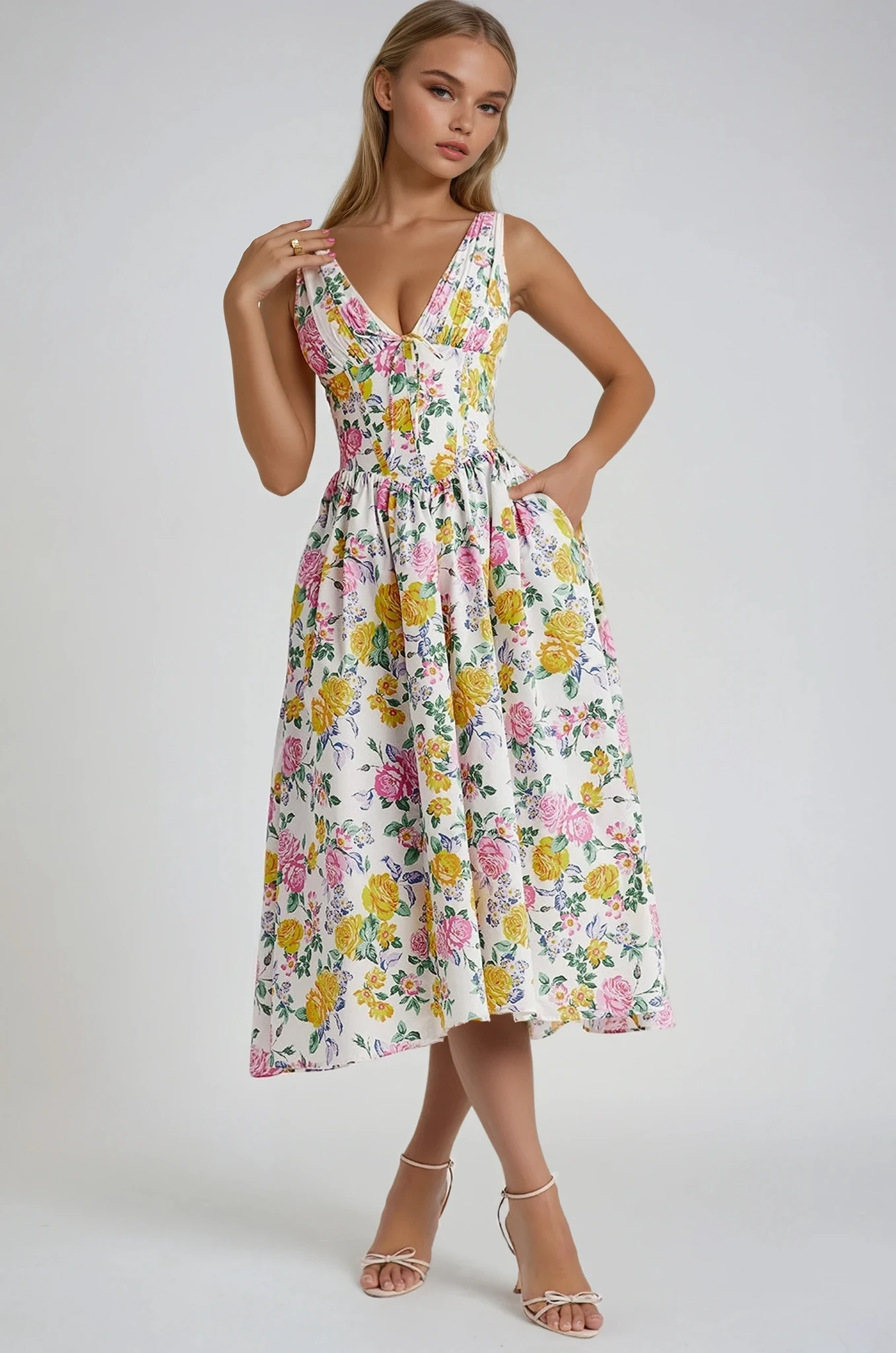 Rosea Elegant Sommarklänning